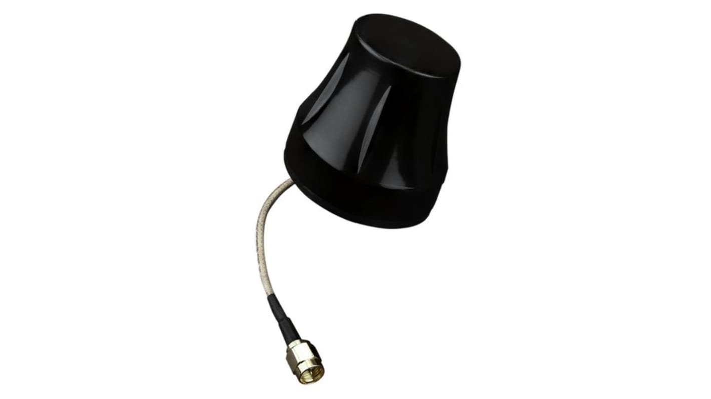 Taoglas G30.B.108111 Dome Multiband Antenna with SMA Male Connector, 2G (GSM/GPRS), 3G (UTMS), 4G (LTE)