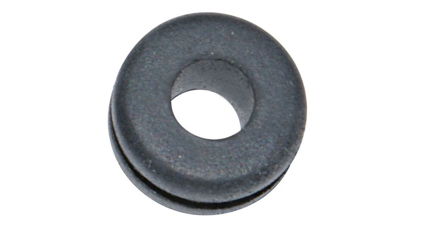 NEMIQ Black Polychloroprene 10mm Rubber Grommets