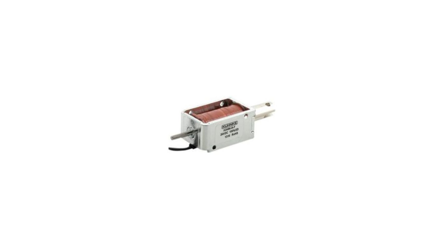 Solenoide lineal de tirar Kuhnke serie H Series, 24 V CC, 6 W, recorrido 8mm