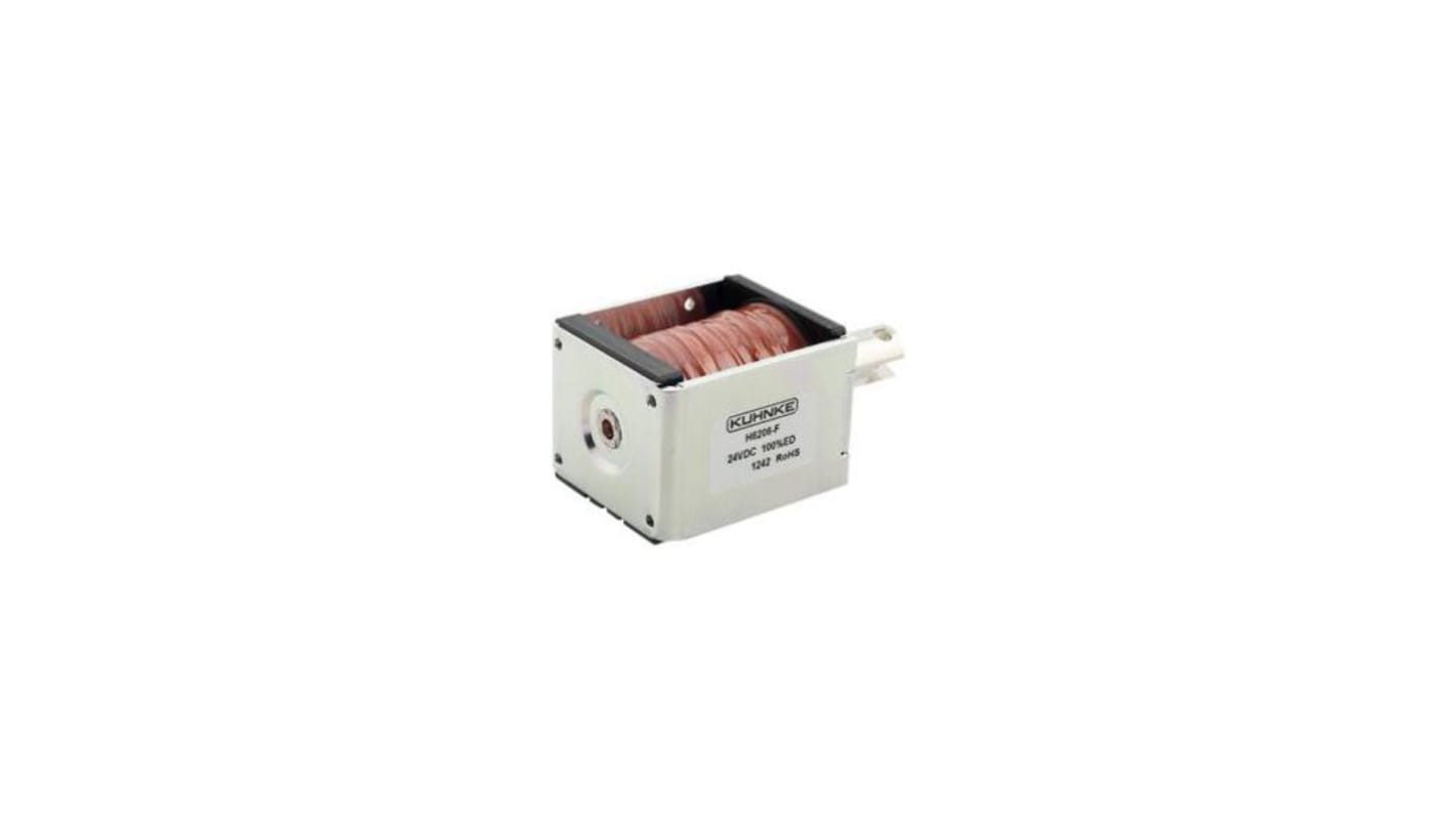 Lineární solenoid, řada: H, dc, 24 V DC, 63 x 44 x 36 mm, 11 W