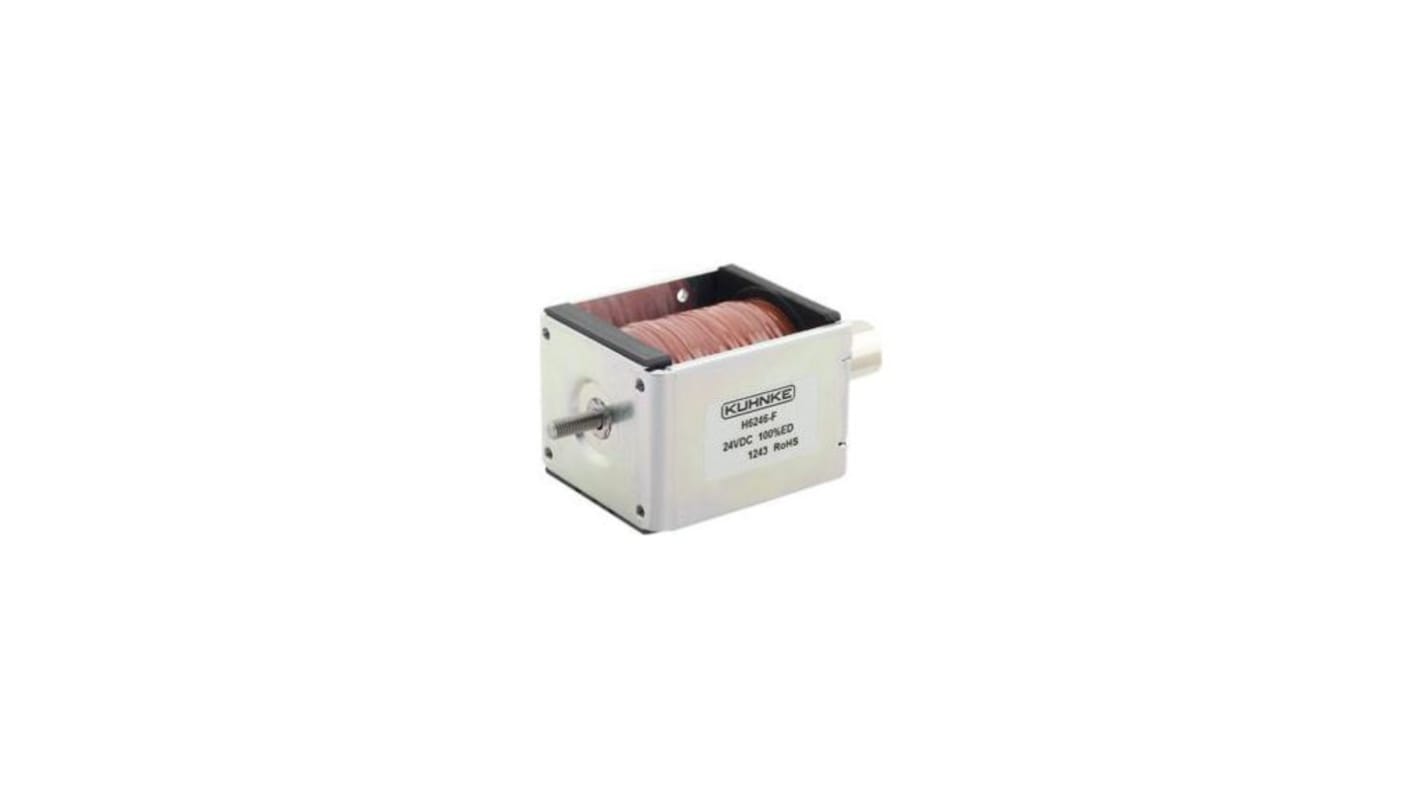 Solenoide lineal de tirar Kuhnke serie H Series, 24 V CC, 11 W, recorrido 15mm