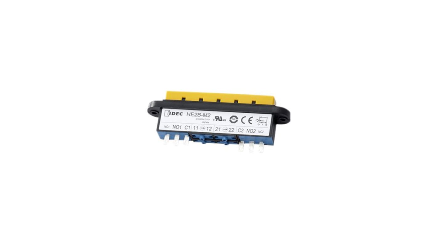 HE2B Series Safety Enabling Switch, DP3T, IP40