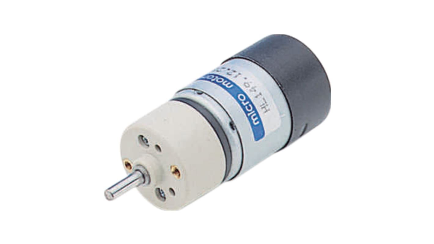 Micro Motors Geared DC Motor, 12 V dc, 75 Nmm, 9mm Shaft Diameter