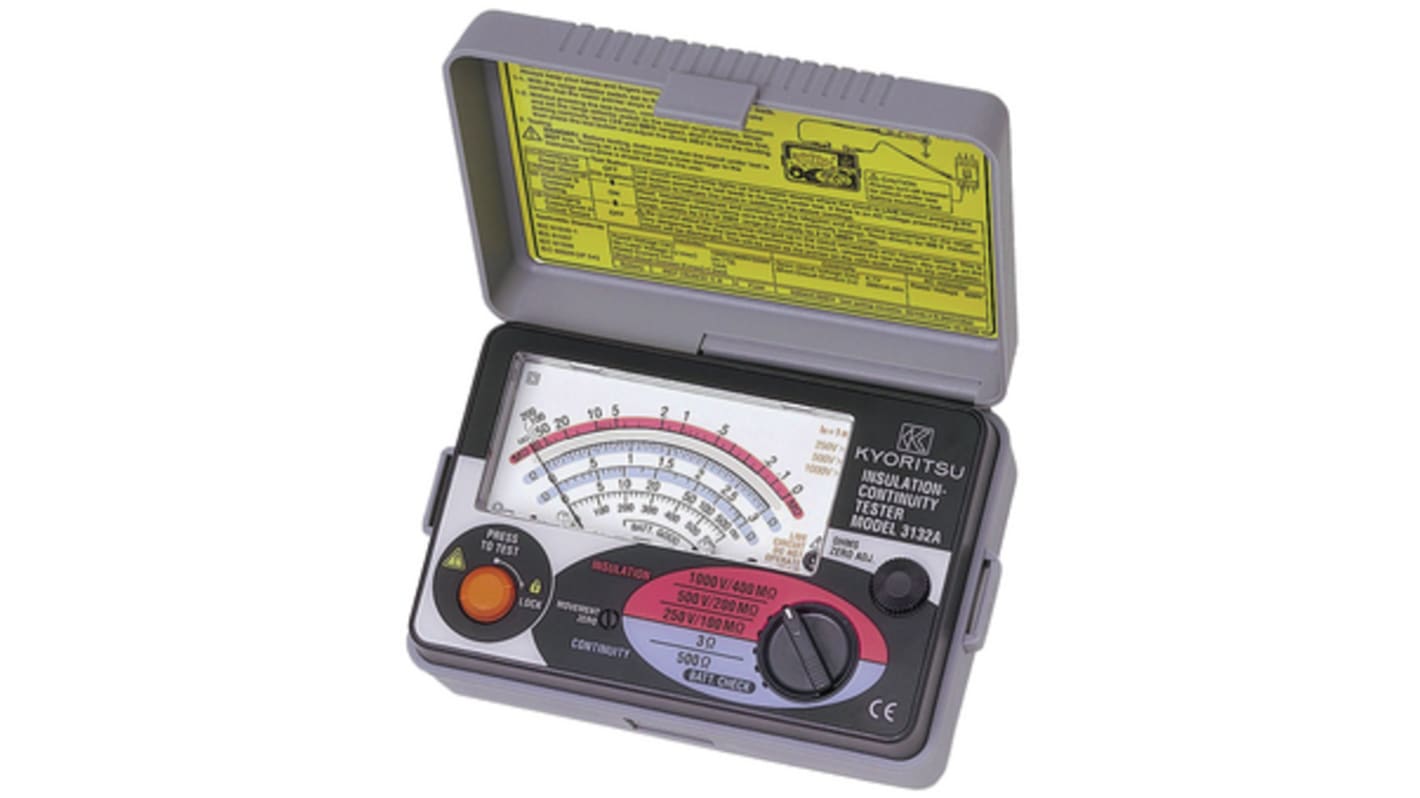 Testeur d'isolement et de continuité Kyoritsu KEW3132A, 0V, 600V