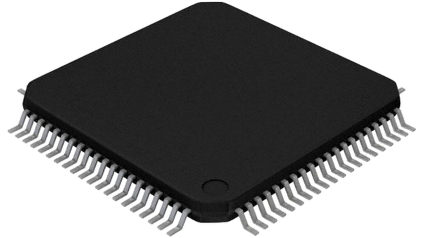 NXP MCF52233CAF60, 32bit Coldfire V2 Microcontroller, MCF5223x, 60MHz, 256 KB Flash, 80-Pin LQFP