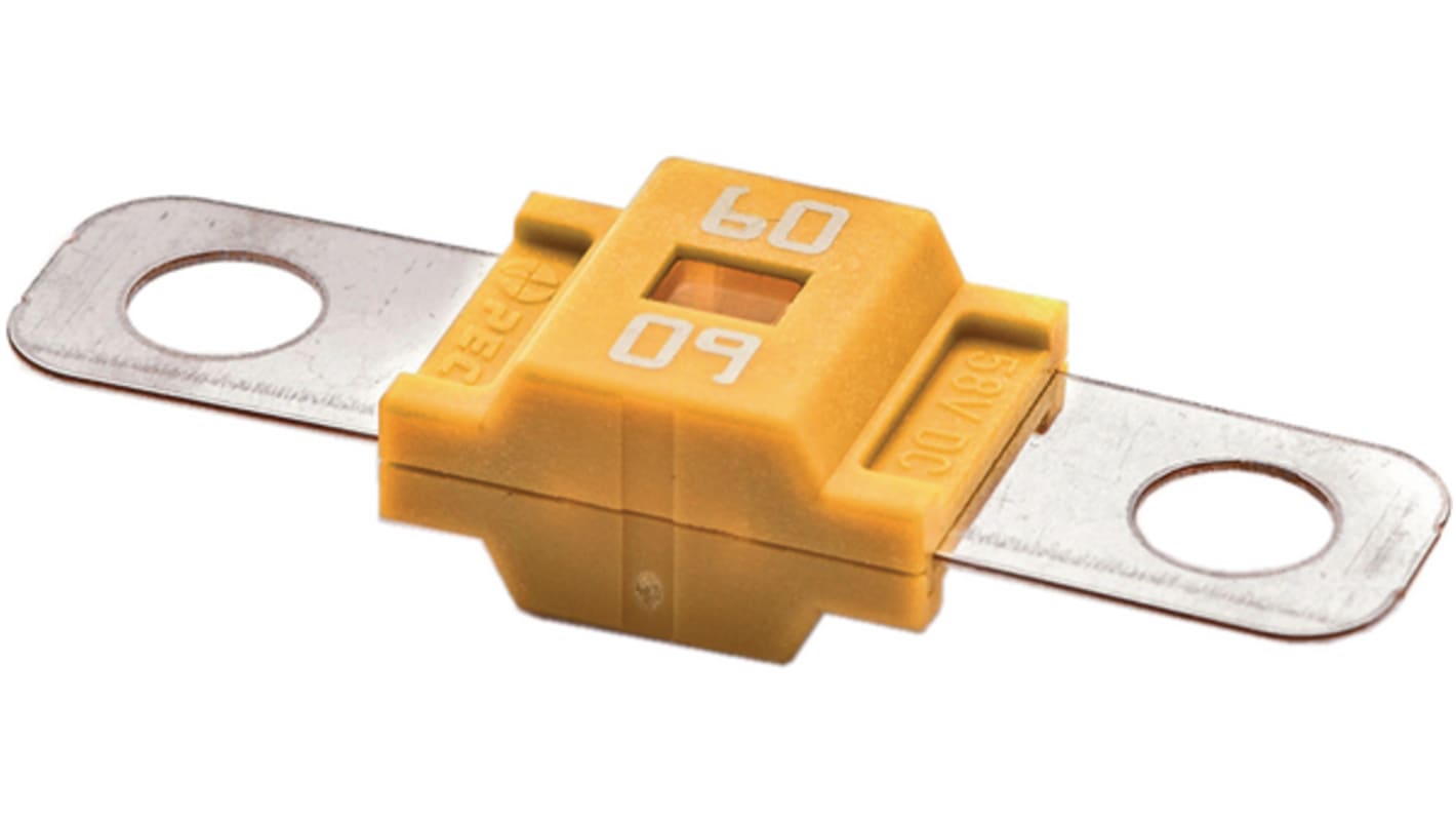 iMaXX 60A Yellow Blade Automotive Fuse, 58V dc