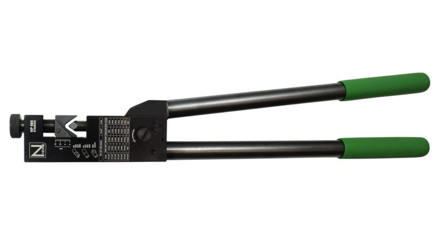 NEMIQ NP NP 695 Hand Ratcheting Crimp Tool for Cable Lugs, Splices And Uninsulated DIN Terminals