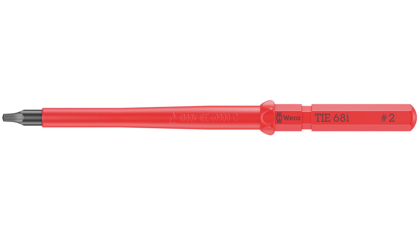 Hex Insulated Screwdriver, 2 mm Tip, VDE/1000V, 157 mm Overall