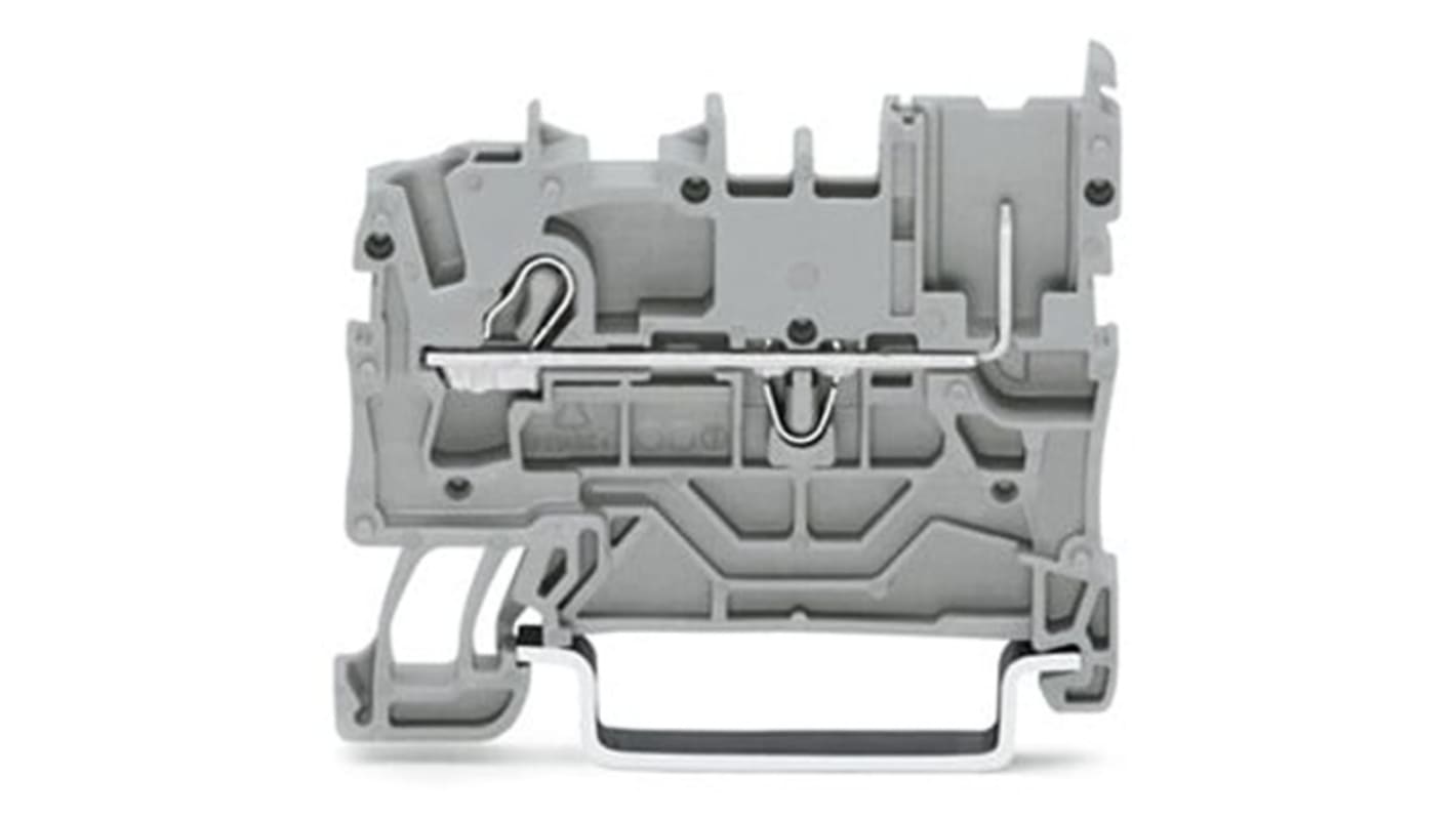 2022 Series Grey Carrier Terminal Block, 2.5mm², 1-Level, Cage Clamp Termination