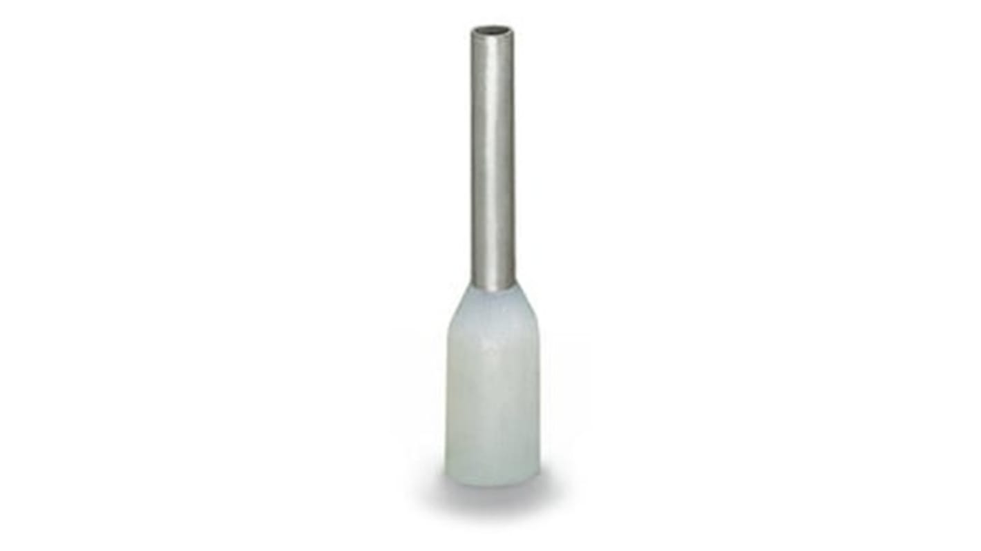 Wago, 216 Insulated Ferrule, 14mm Pin Length, 3.1mm Pin Diameter, White