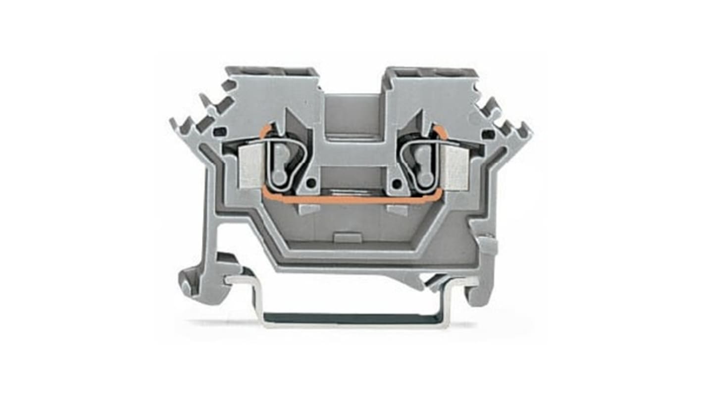 Wago 280 Series Grey Terminal Block, 2.5mm², 3-Level, Cage Clamp Termination