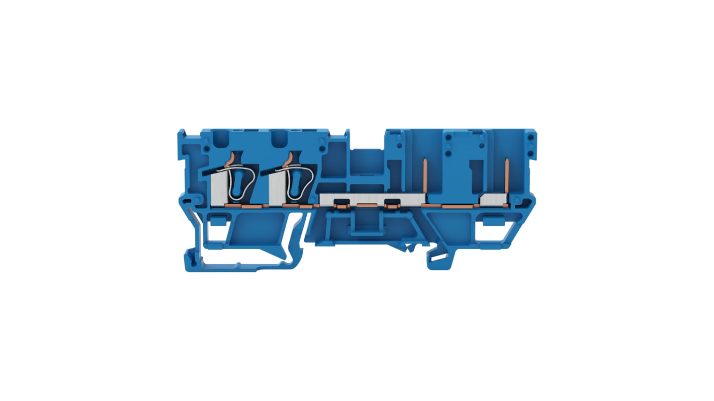 769 Series Grey Terminal Block, 4mm², 2-Level, Cage Clamp Termination