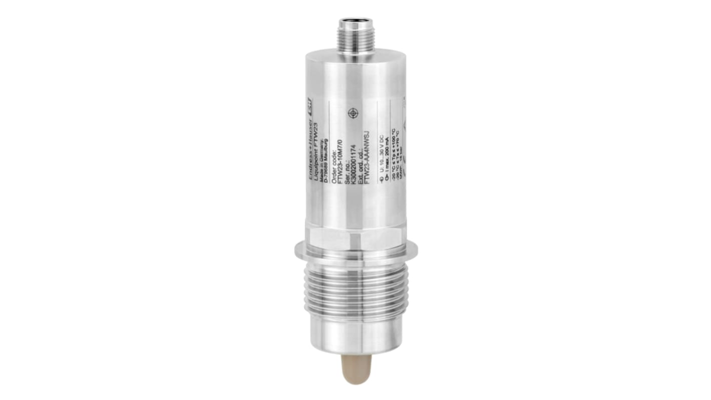 Sensores de nivel Endress+Hauser serie Liquipoint FTW23 de Acero inoxidable 316L, montaje roscado, salida PNP