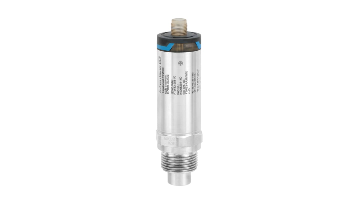 Sensores de nivel Endress+Hauser serie Liquipoint FTW33 de Acero inoxidable 316L, montaje Montaje enrasado, salida PNP