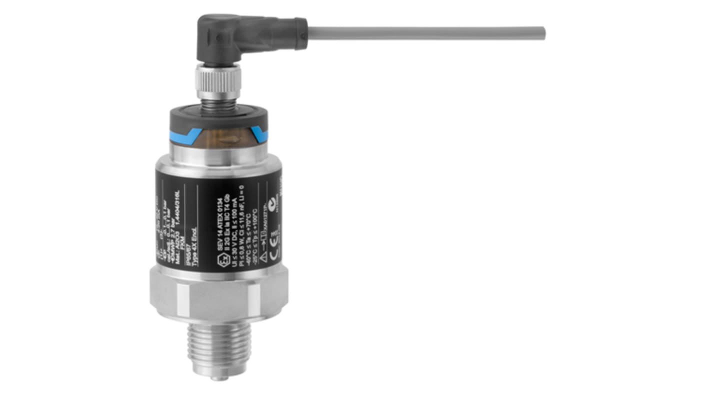 Endress+Hauser Cerabar PMC21 Series Pressure Sensor, 100mbar Min, 40bar Max, Analogue Output, Absolute, Gauge Reading