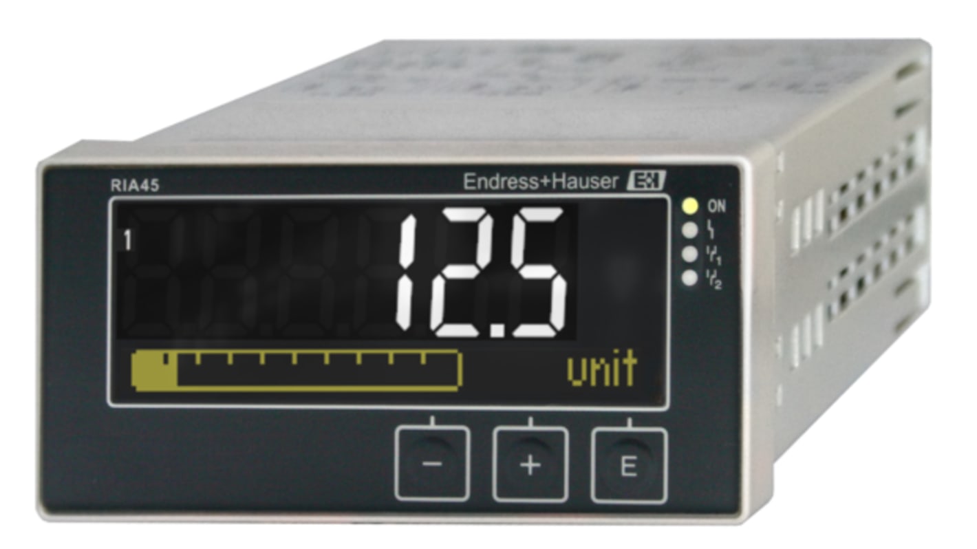 Indicador de proceso Endress+Hauser RIA45, con display LCD, para Corriente, resistencia, termómetro de resistencia,