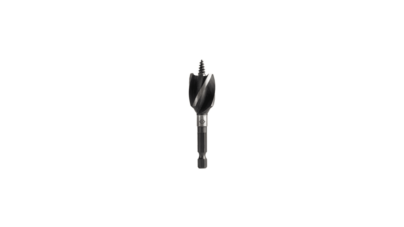 CK T2945 Series Wood Drill Bit for Wood, 22mm Diameter, 80 mm Overall