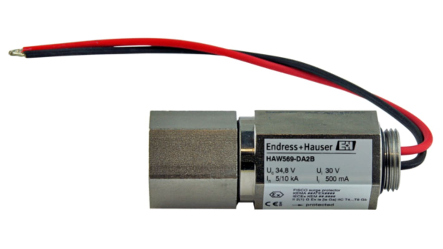 Endress+Hauser Single Phase Surge Arrester, 10kA, 650V (Volts), Screw Mount Mount