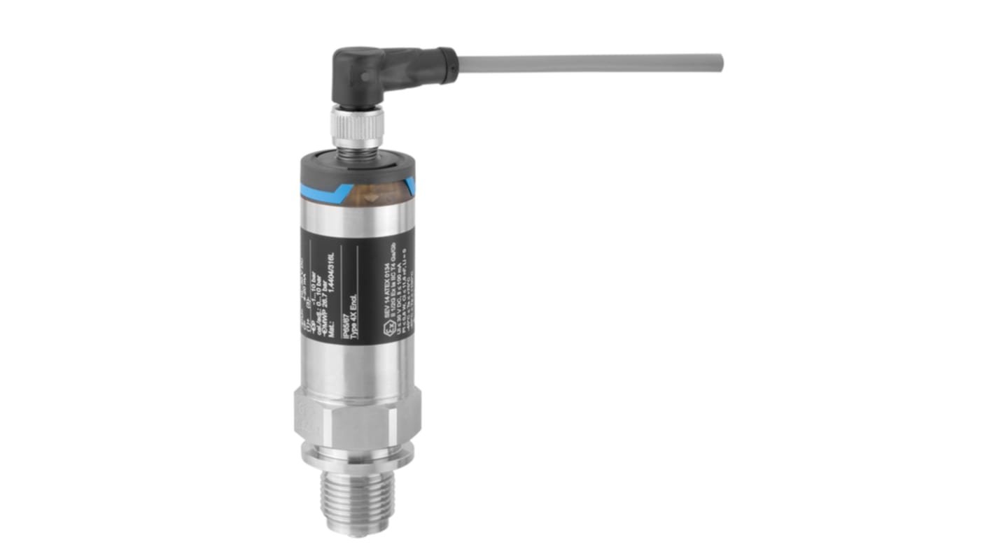 Endress+Hauser Cerabar PMP21 Series Pressure Sensor, 400mbar Min, 400bar Max, Analogue Output, Absolute, Gauge Reading