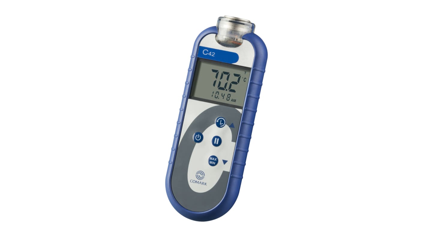 Comark C42C Digitális hőmérő, alkalmazás: Élelmiszeripar, típus: hőelem, DKDCAL