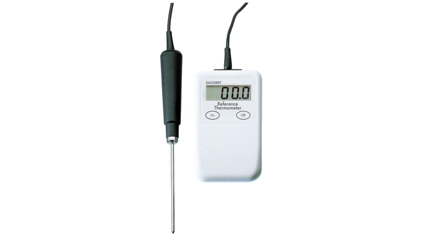 Comark KM20REF Digital Thermometer for Food Industry Use, +199.9°C Max, ±0.2 °C Accuracy - With RS Calibration