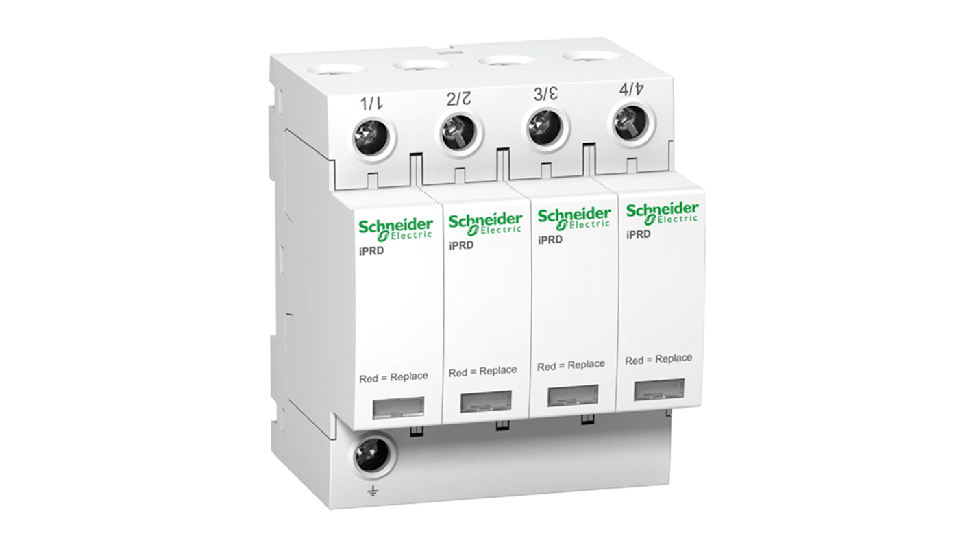 Schneider Electric Serie A9L, Überspannungsableiter, Klemmbefestigung, 460V ac 40kA Acti9 A9L