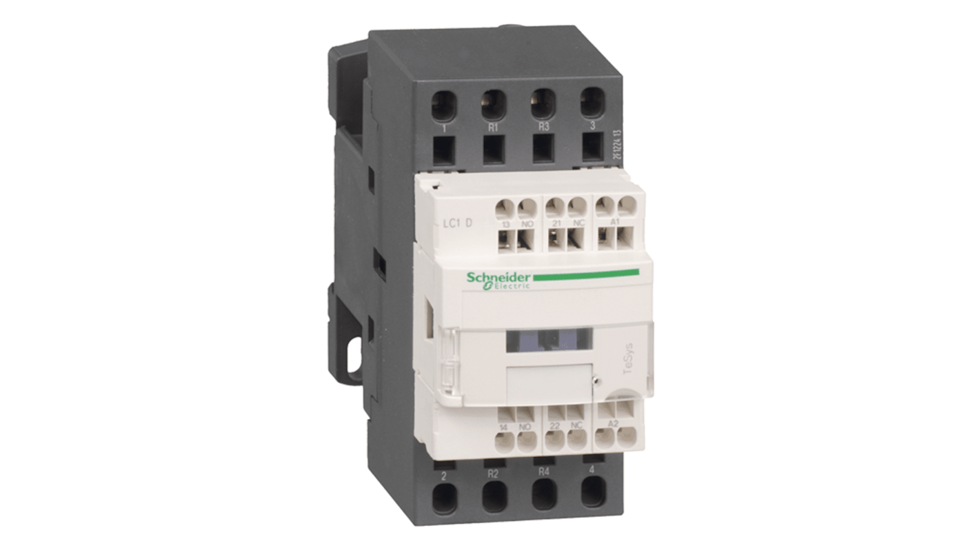 Schneider Electric TeSys Deca LC1D Leistungsschütz 7,5 kW, 4 2S+2Ö, 24 VDC / 25 A