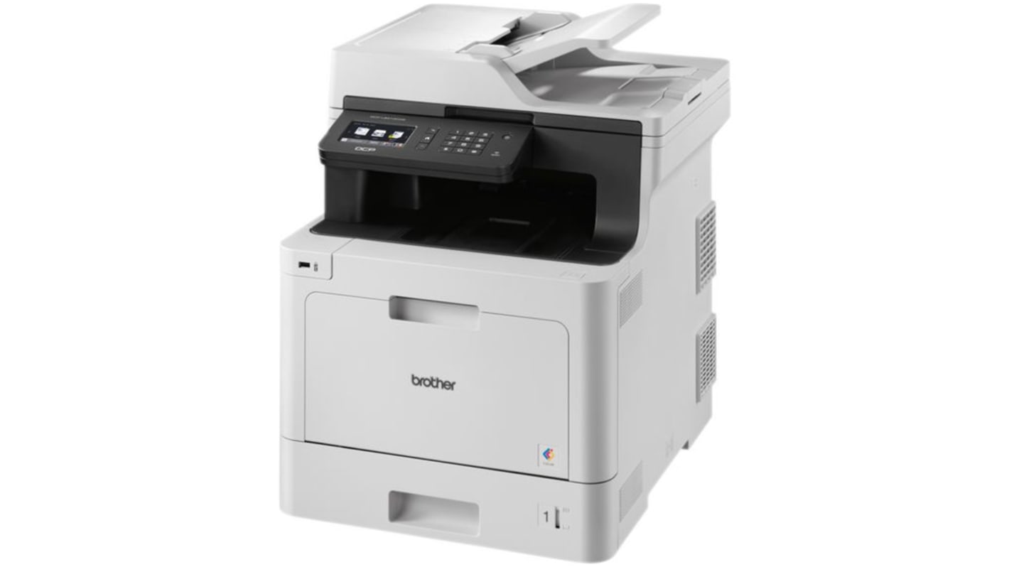 Brother Laserdrucker DCPL8410CDWC1, SW-Druck 600 x 2400dpi, Gigabit-LAN, USB 2.0, USB-Host, WLAN