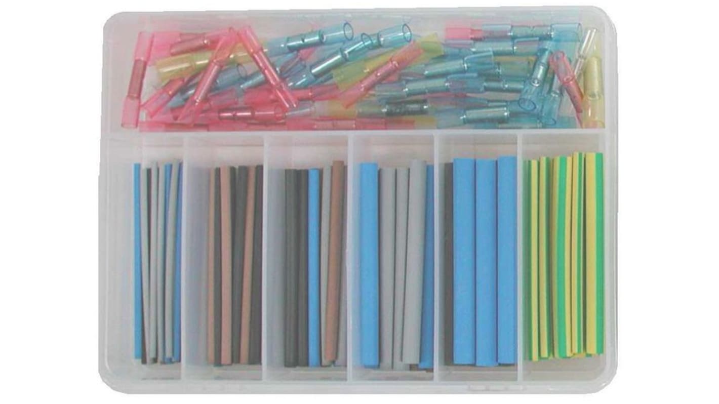 DERAY®SET 5000 DSGCanusa Halogen Free Heat Shrink Tubing Kit, Black