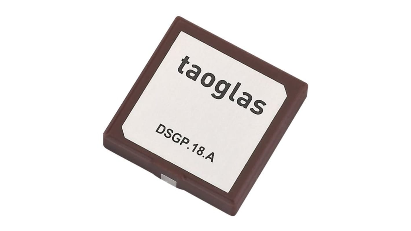 Antenna multibanda Taoglas DSGP.1575.18.4.A.02 SMD Quadrata, Interno 4.2dBi GPS DSGP