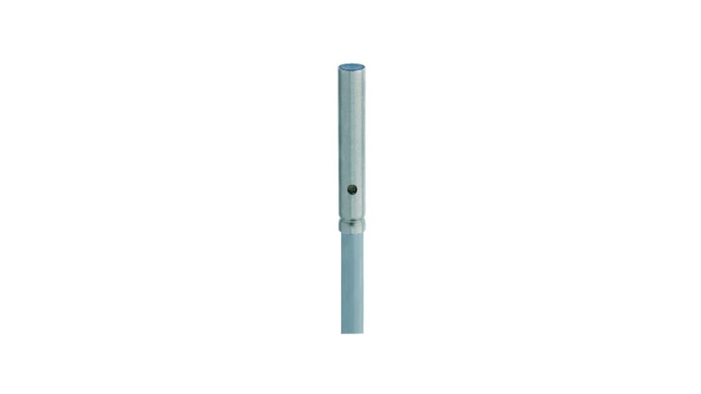 Contrinex DW-AD Series Inductive Barrel-Style Inductive Proximity Sensor, 1.5 mm Detection, PNP Output, 10 V, IP67