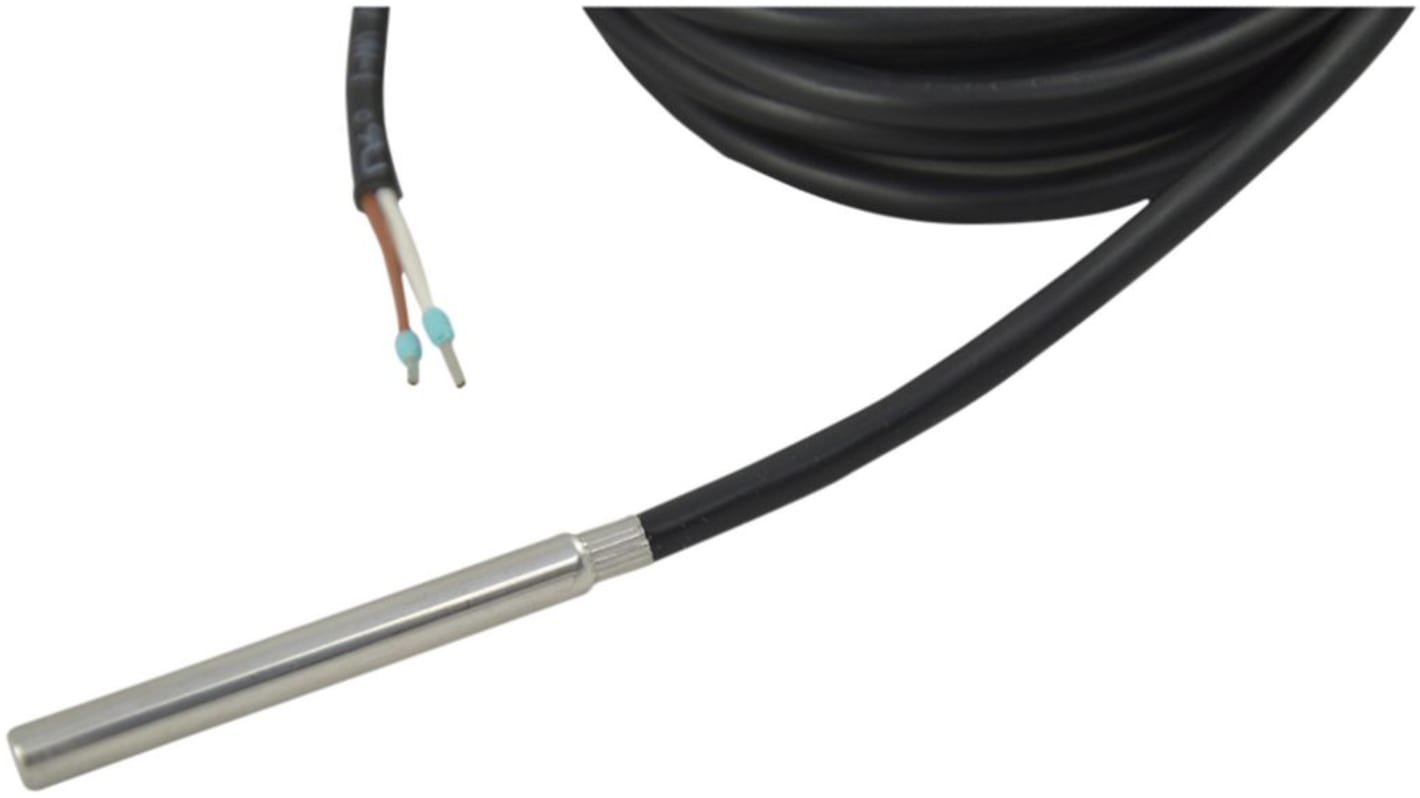 RTD Temperature Sensor, 55mm Long, +105°C Max