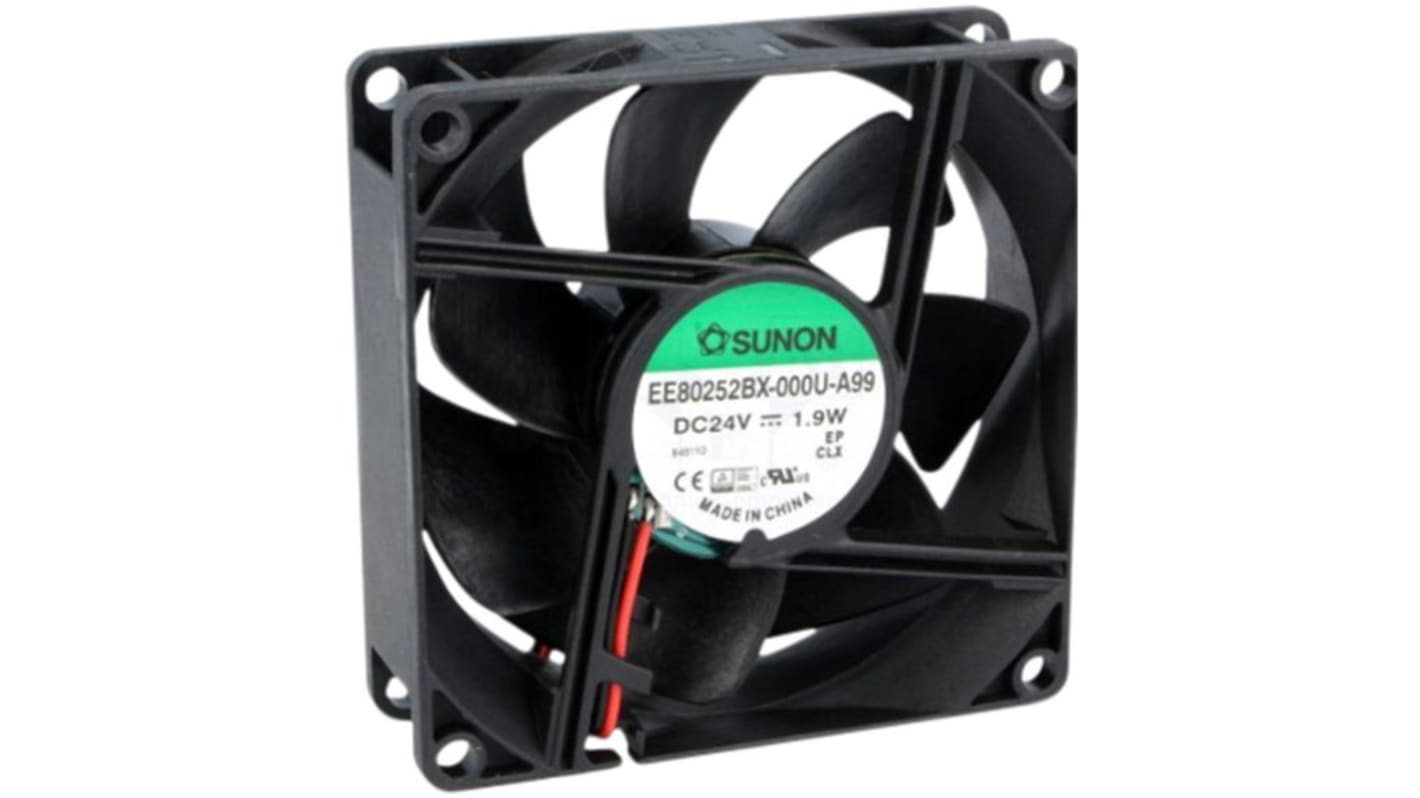 Ventilador Axial Sunon de 60 x 60 x 20mm, 24 V, 1.44W, caudal 23cfm