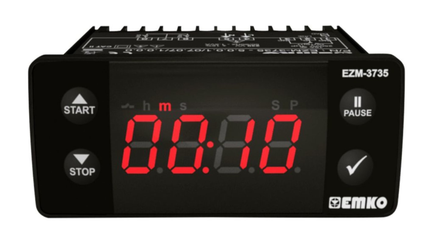 Compteur Emko EZM Heures 230 V c.a. LED 4 digits