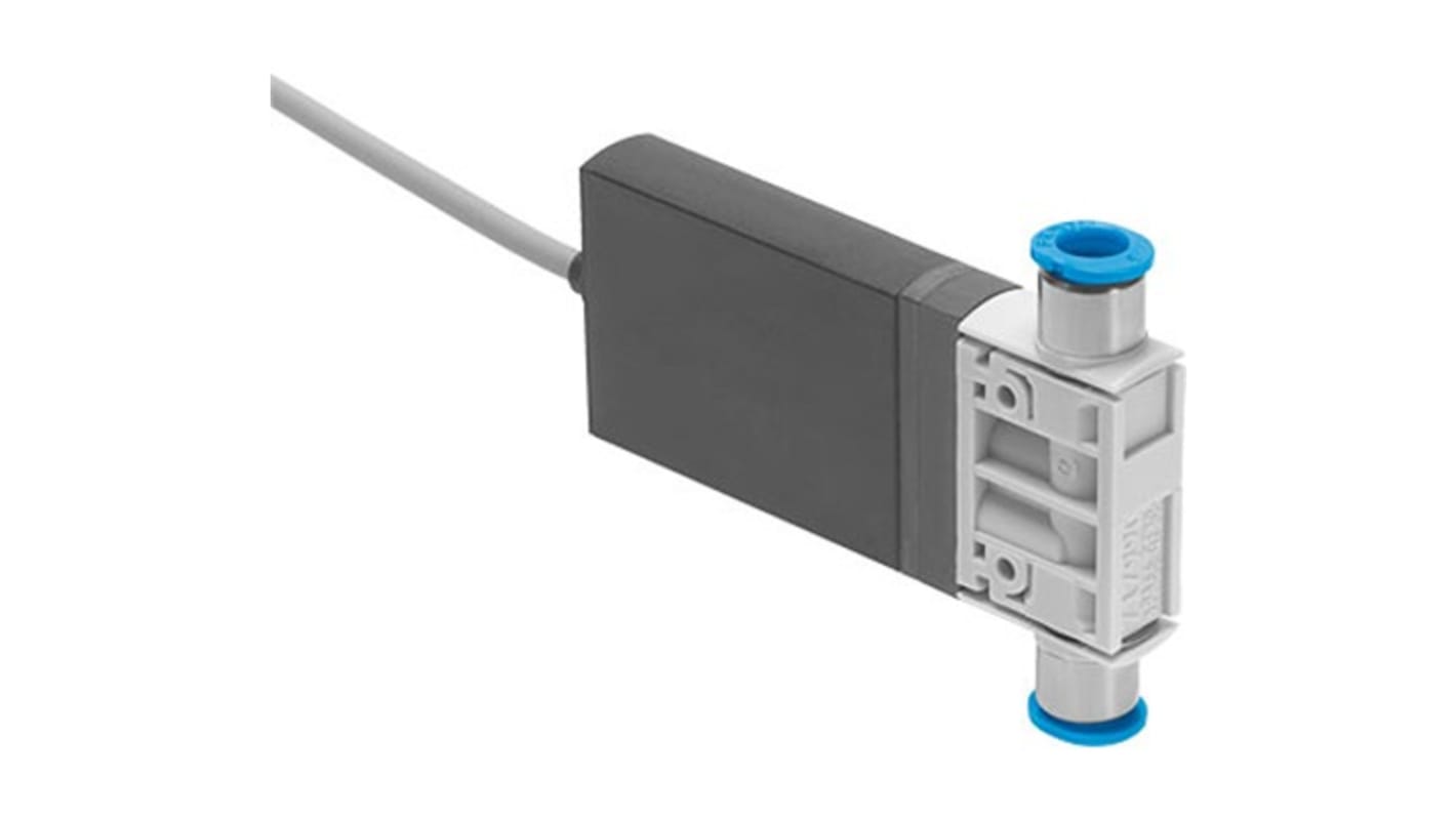 Electroválvula neumática Festo, Serie MHJ10, Rosca Encaje a presión, 4 mm, Función Monostable, Sistemas eléctricos