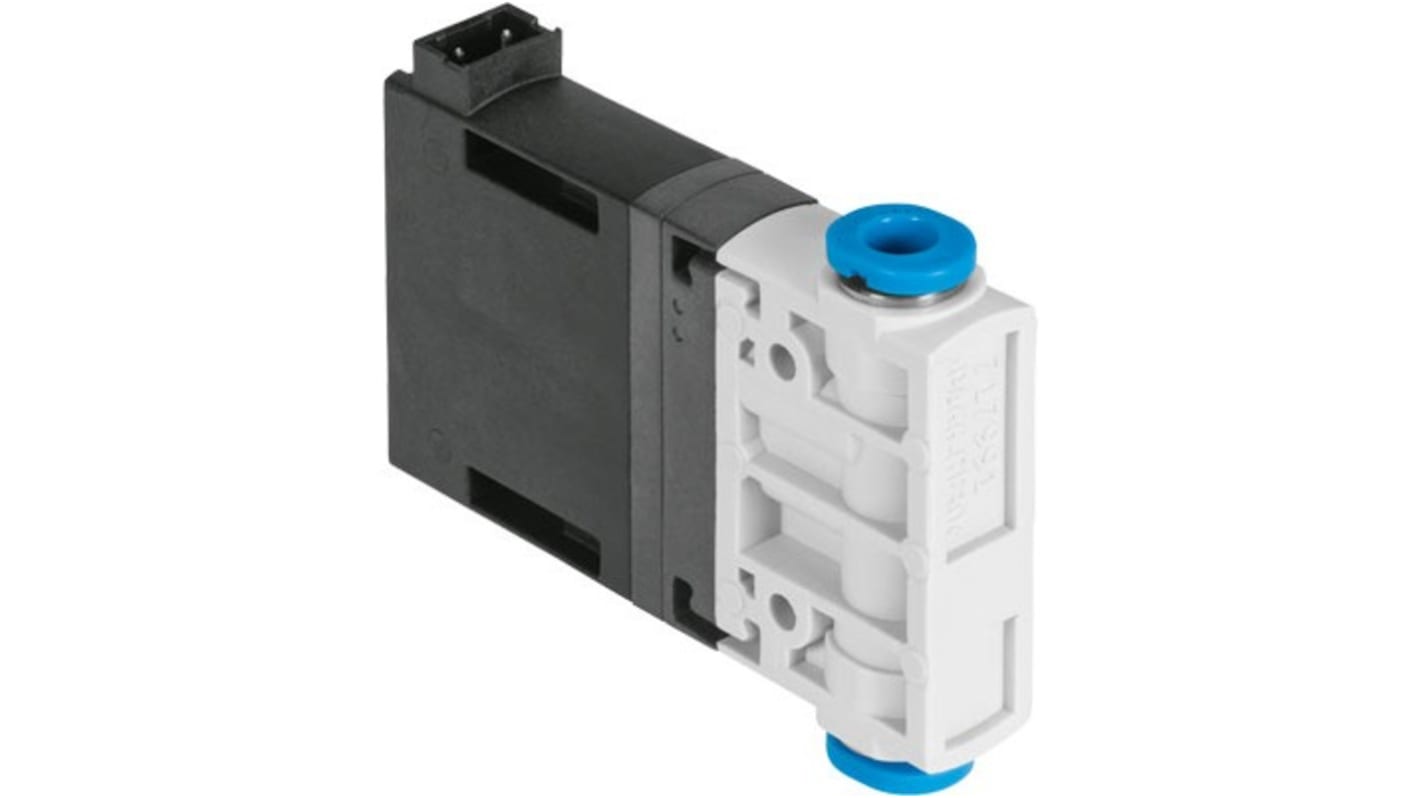 Monostable Pneumatic Solenoid Valve - Electrical Push In 4 mm MHJ9 Series 24V dc