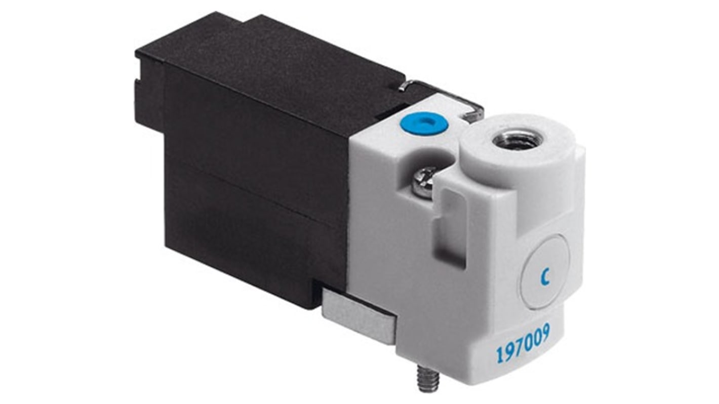 Monostable Pneumatic Solenoid Valve - Electrical Metric M3 MHP1 Series 5V dc