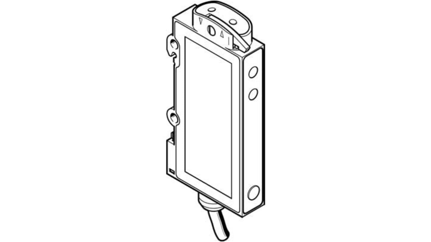 Festo 光ファイバセンサ SOE4-FO-L-HF2-1P-K, IP64, 10 - 30 V