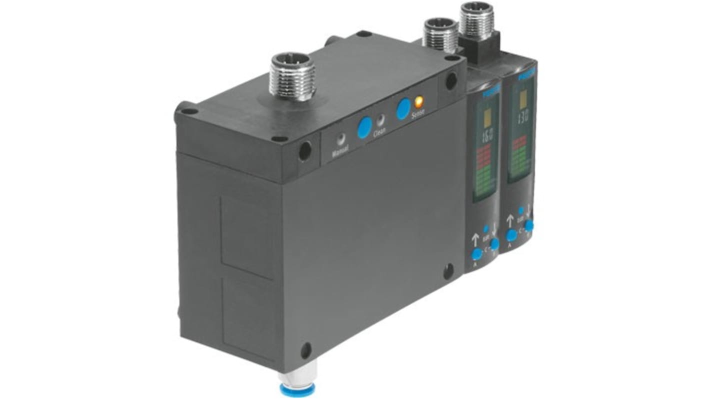 Festo SOPA Series Pneumatic Proximity Sensor, 200 μm Detection, N/C or N/O Contact, Switchable Output, 22.8 - 26.4 V,