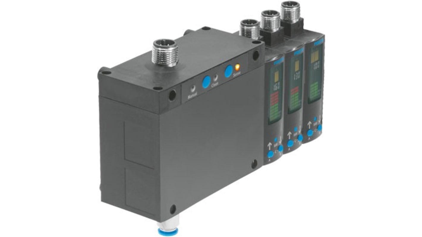 Festo SOPA Series Pneumatic Proximity Sensor, 200 μm Detection, N/C or N/O Contact, Switchable Output, 22.8 - 26.4 V,