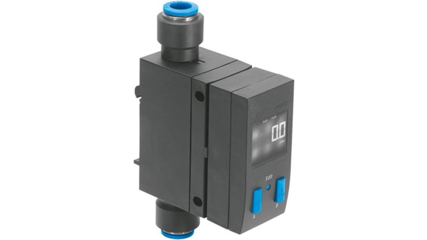 SFAB Series Flow Sensor for Air, 6 l/min Min, 600 L/min Max