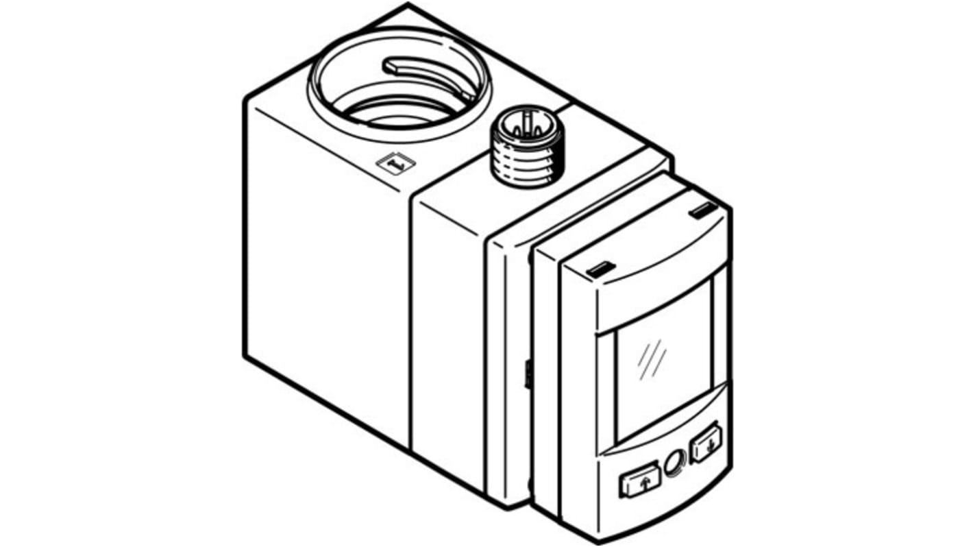 Sensor de caudal SFAW para Fluido, líquido, 5 l/min → 100 L/min, 18 - 30 V cc