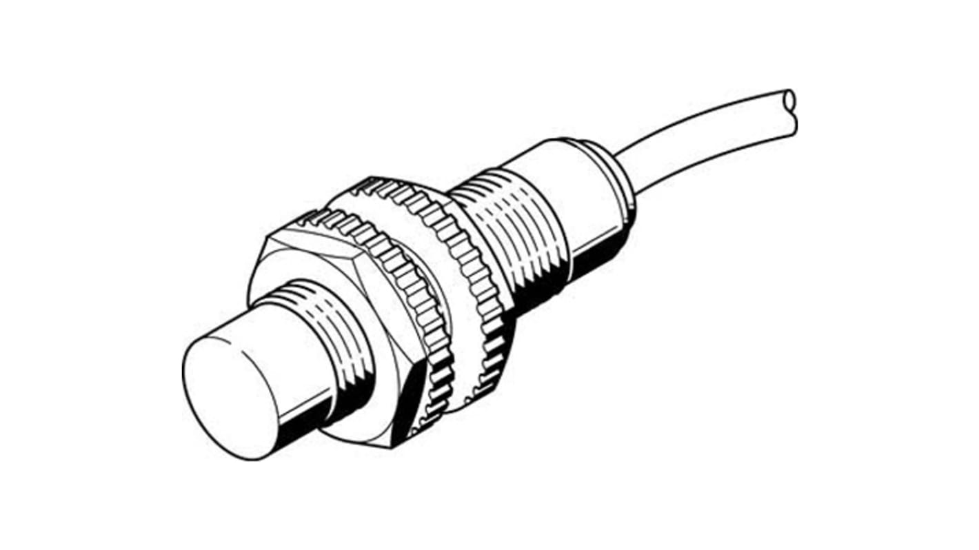 近接センサ 円柱形 検出範囲 3.24 mm ねじの呼び M12 x 1