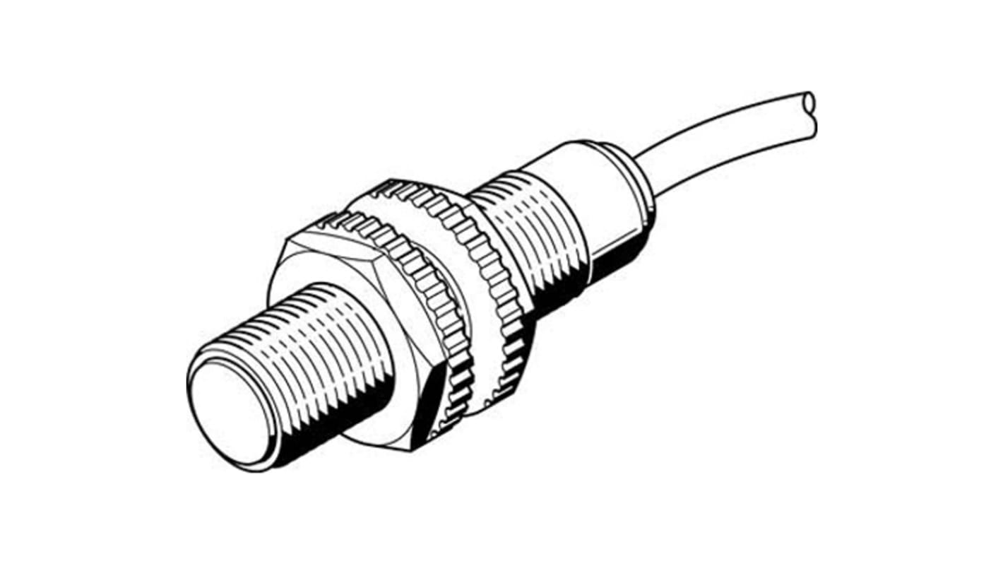 SIED Series Inductive Barrel-Style Proximity Sensor, M18 x 1, 5 mm Detection, 20 - 320 V, IP65, IP67