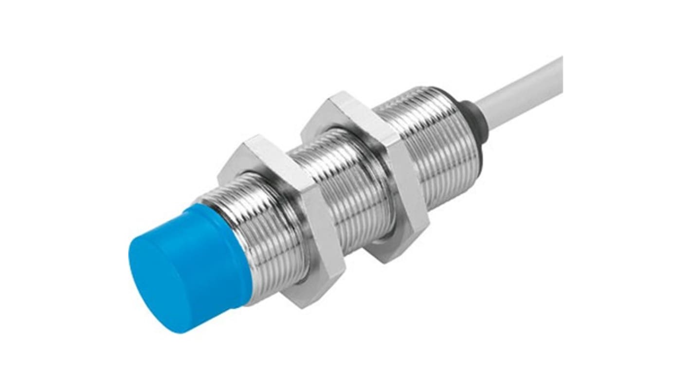 SIED Series Inductive Barrel-Style Proximity Sensor, M18 x 1.5, 6.5 mm Detection, NPN Output, 10 - 300 V, IP67