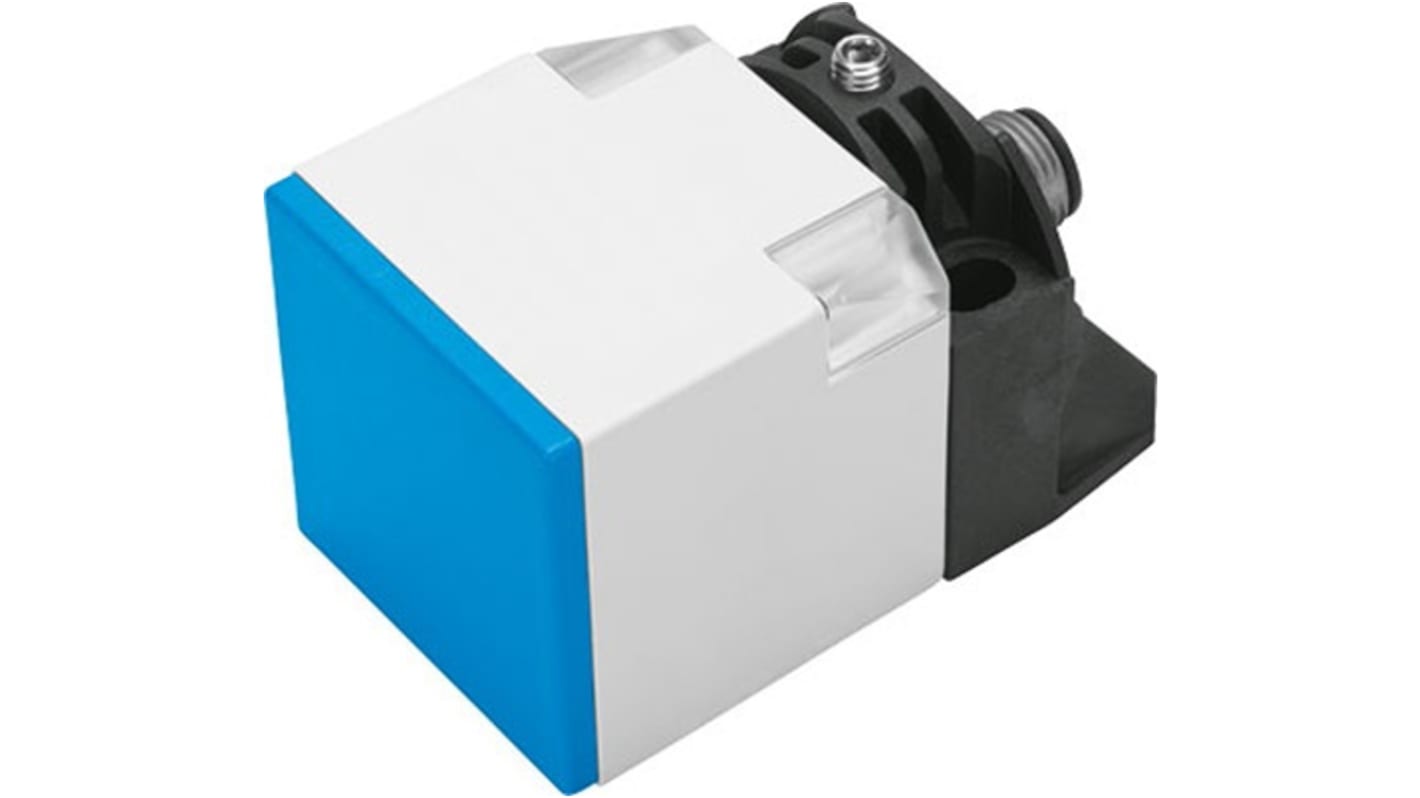 Festo SIEF Series Inductive Square-Style Proximity Sensor, 35 mm Detection, NPN Output, 10 - 30 V, IP67