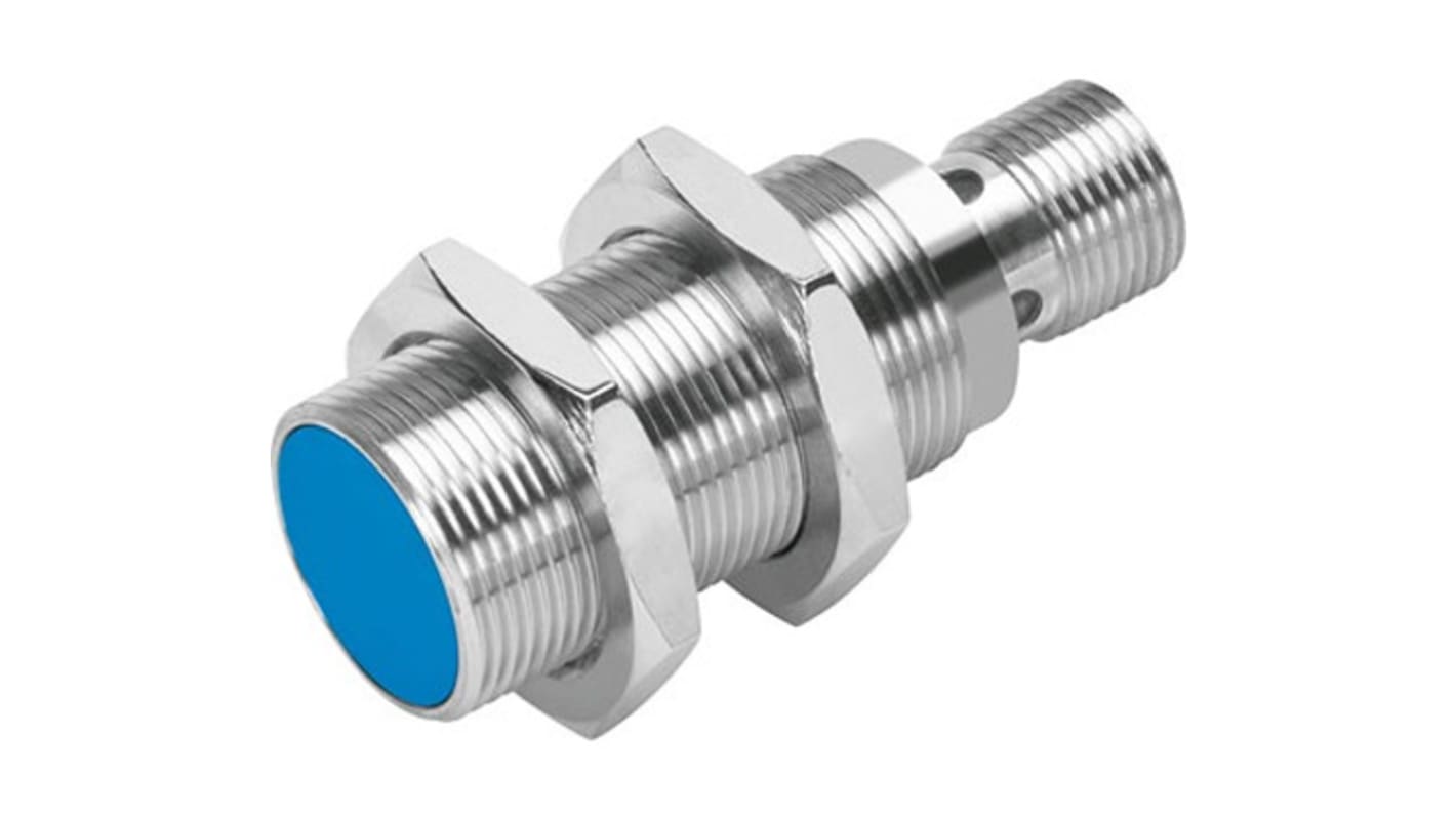 SIEH Series Inductive Barrel-Style Proximity Sensor, M18 x 1.5, 10 mm Detection, NPN Output, 10 - 30 V, IP67