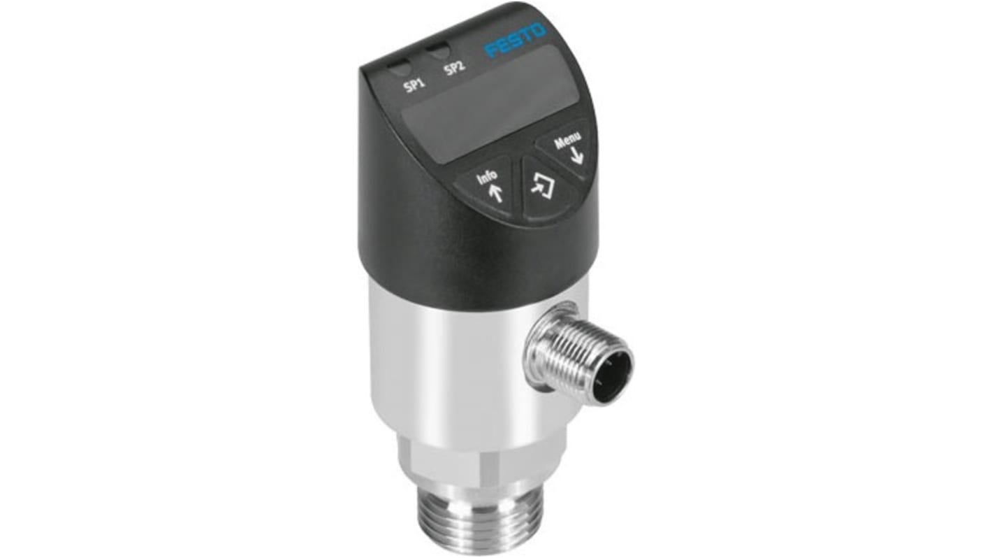 Pressure Sensor, 15 - 35V dc, IP65, IP67 2 bar