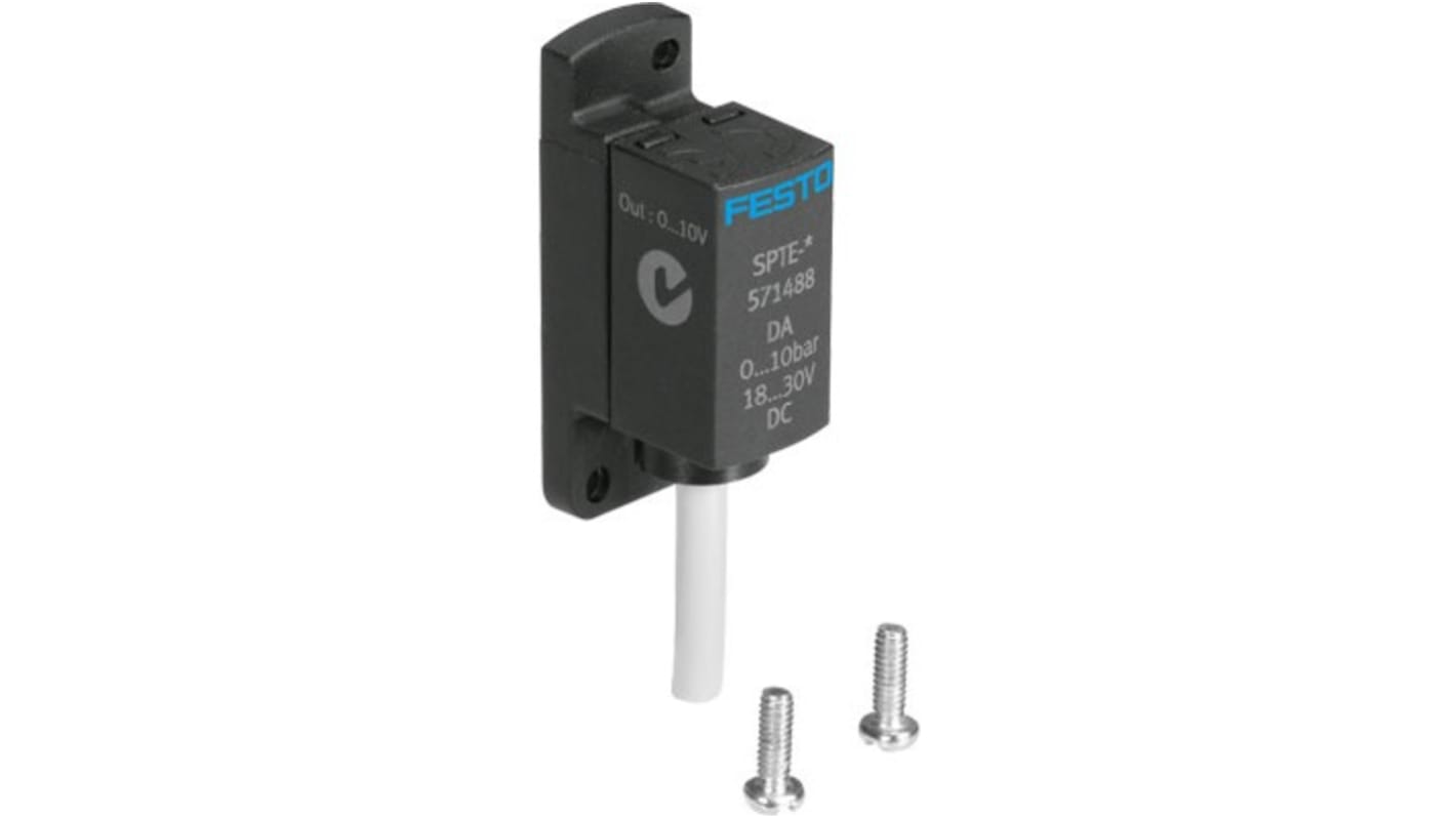 Festo Pressure Sensor, 10 - 30V dc, IP40 10 bar