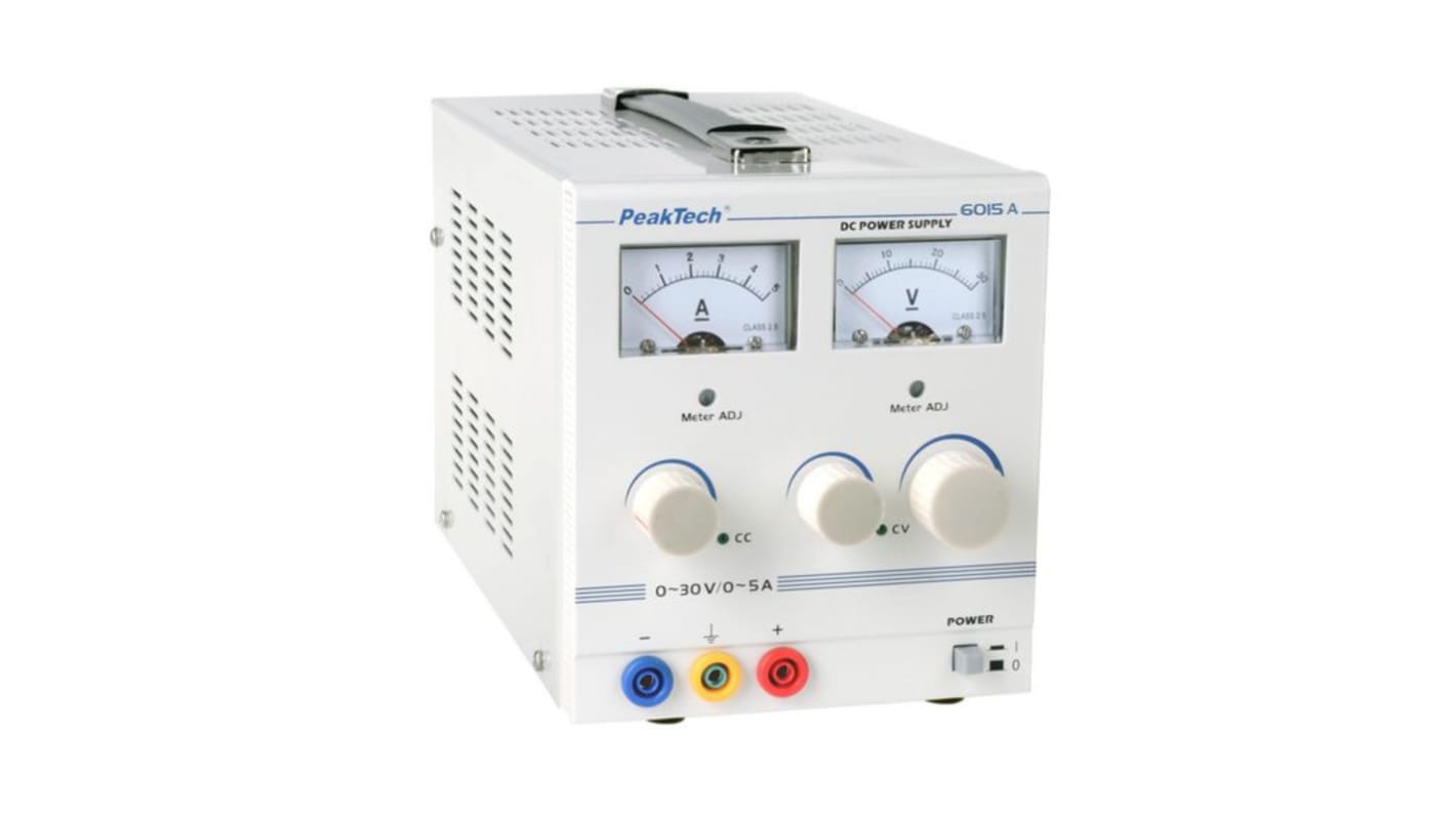 P6 Series Analogue Laboratory Power Supply, 30V dc, 5A, 1-Output, 150W